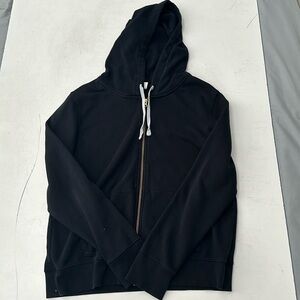 Basic Black Zip Up Hoodie
